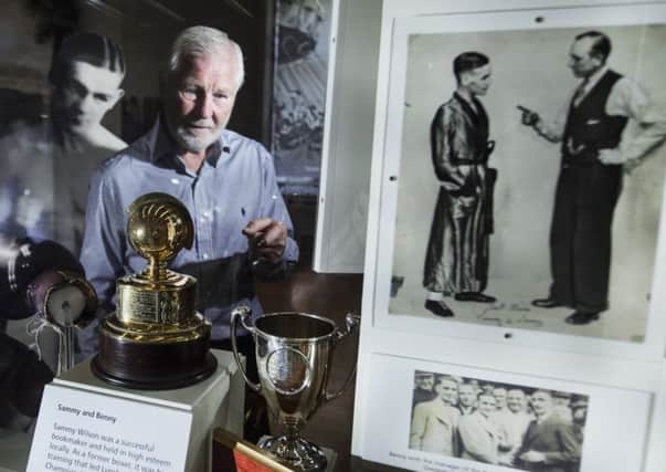 Benny Lynch, Scotland's first-ever World champion boxer, is the focus of an extended display at People's Palace, Glasgow. Picture: John Devlin
