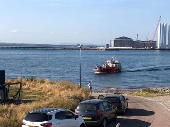The Cromarty-Nigg ferry can carry only two vehicles. Picture: Fraser Mackenzie