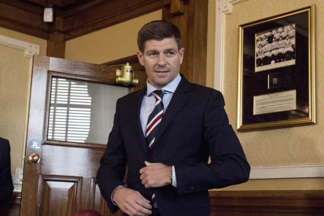 Steven Gerrard says his message is sinking in with the Rangers players. Picture: SNS