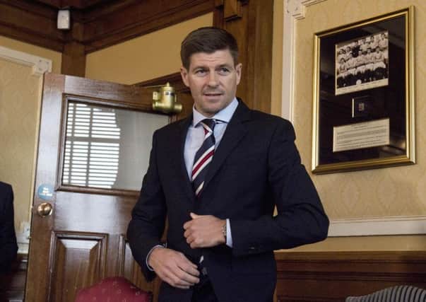 Steven Gerrard says his message is sinking in with the Rangers players. Picture: SNS