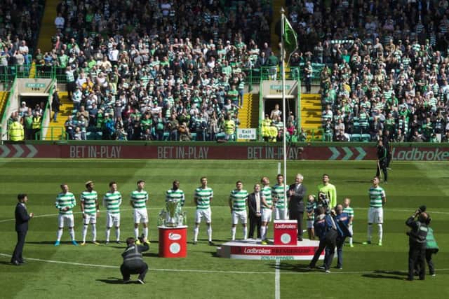 Celtic entertained Hearts on their flag day fixture last year. Picture: SNS