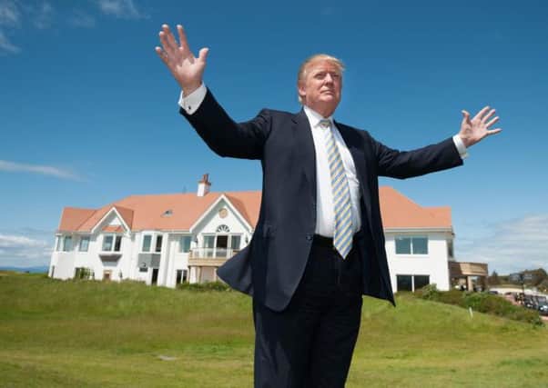 It is thought an official visit could include a visit to Trump's Scottish golf courses
