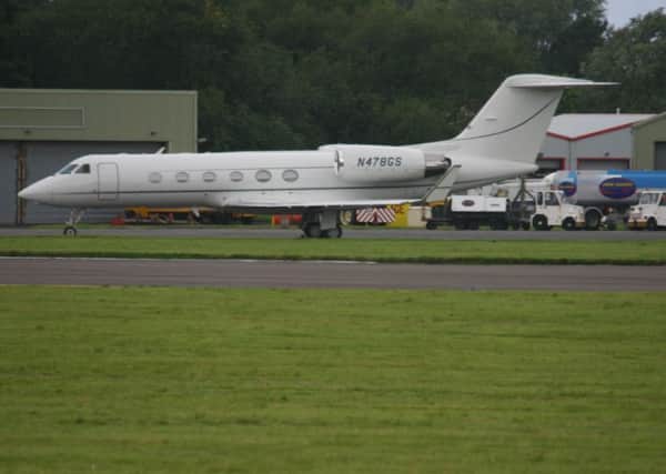 A mysterious aircraft suspected of being used in the US government's controversial "extraordinary rendition" programme at Prestwick Airport