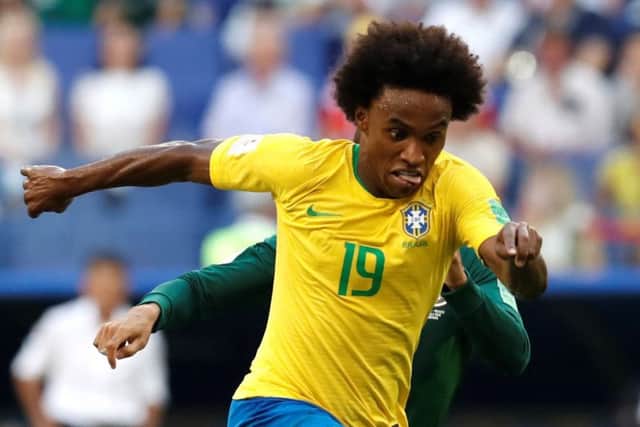 Brazil's Willian in action against Mexico. Picture: Fatih Aktas/Anadolu Agency/Getty Images