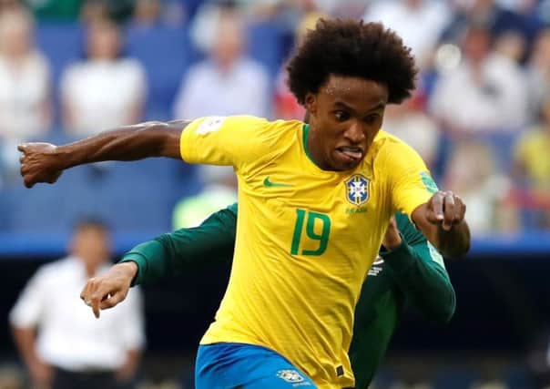 Brazil's Willian in action against Mexico. Picture: Fatih Aktas/Anadolu Agency/Getty Images