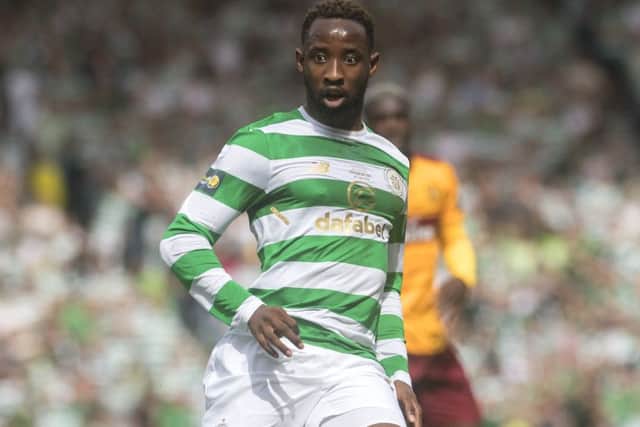 Celtic's Moussa Dembele could have had a hat-trick, said manager Brendan Rodgers. Picture: John Devlin