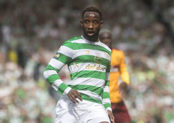 Celtic's Moussa Dembele could have had a hat-trick, said manager Brendan Rodgers. Picture: John Devlin