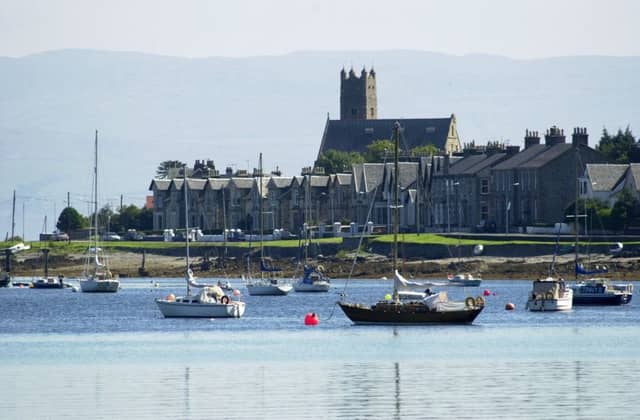 Port Bannatyne, where the body was found. Picture: Allan Milligan/TSPL