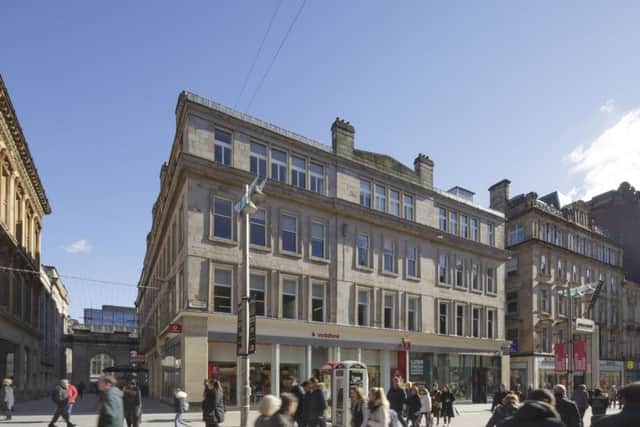 CBREs 'busy quarter' also involved the off-market sale of 78-90 Buchanan Street in Glasgow. Picture: Contributed