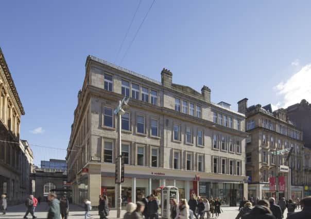 CBREs 'busy quarter' also involved the off-market sale of 78-90 Buchanan Street in Glasgow. Picture: Contributed