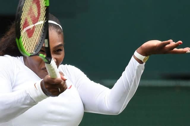 Serena Williams saw off Bulgaria's Viktoriya Tomova to book her place in the third round. Picture: AFP/Getty