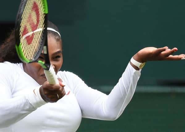 Serena Williams saw off Bulgaria's Viktoriya Tomova to book her place in the third round. Picture: AFP/Getty