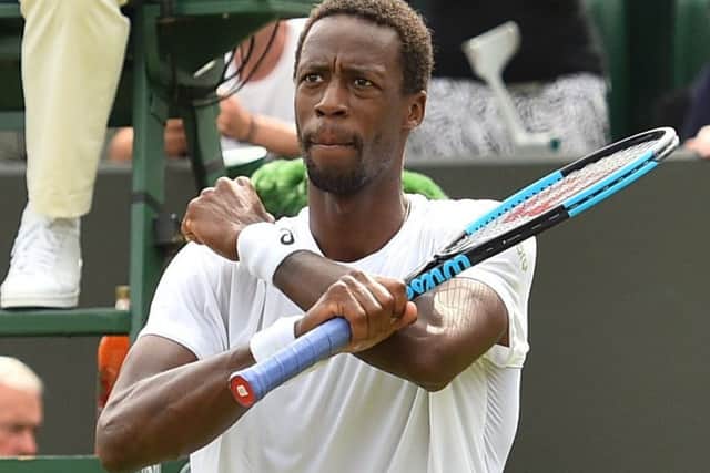 France's Gael Monfils says he will withdraw if he reaches the Wimbledon final and France get to the World Cup final. Picture: Glyn Kirk/AFP/Getty Images