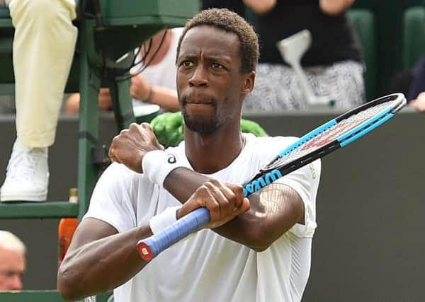 France's Gael Monfils says he will withdraw if he reaches the Wimbledon final and France get to the World Cup final. Picture: Glyn Kirk/AFP/Getty Images