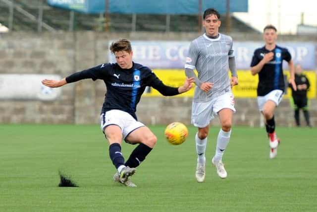 New Bayview - Methil - Fife - Raith v Dunfermline - Trialist Kevin Nisbet - credit- Fife Photo Agency