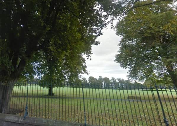 The incdient took place in Dundee's Baxter Park