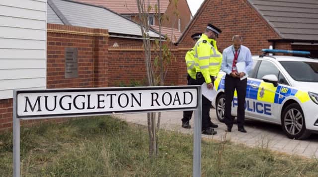 Police remain at the house in Muggleton Road in Amesbury, Wiltshire, where counter-terrorism officers are investigating after a couple were left in a critical condition when they were exposed to the nerve agent Novichok. Picture: Steve Parsons/PA Wire