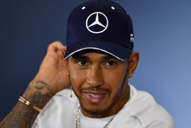 Mercedes' Lewis Hamilton is aiming for a record sixth British Grand Prix triumph. Picture: Andrej Isakovic/AFP/Getty Images