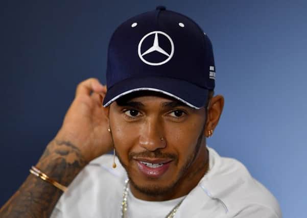 Mercedes' Lewis Hamilton is aiming for a record sixth British Grand Prix triumph. Picture: Andrej Isakovic/AFP/Getty Images