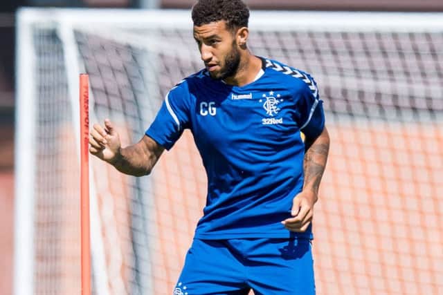 New Rangers centre-half Connor Goldson prepares for the pre-season friendly against Bury. Picture: Ross Parker/SNS