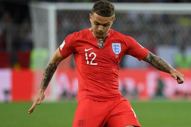 Kieran Trippier has created 12 chances for England at the World Cup from his right-back berth. Picture: AFP/Getty Images