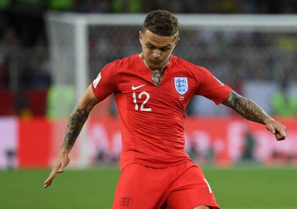 Kieran Trippier has created 12 chances for England at the World Cup from his right-back berth. Picture: AFP/Getty Images