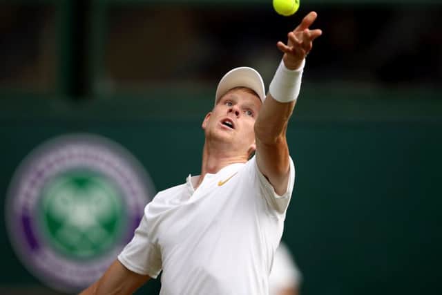 Kyle Edmund made it through to the third round at Wimbledon for the first time. Picture: John Walton/PA