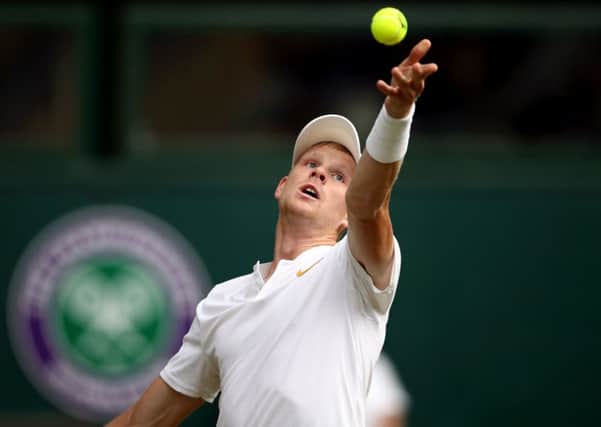 Kyle Edmund made it through to the third round at Wimbledon for the first time. Picture: John Walton/PA