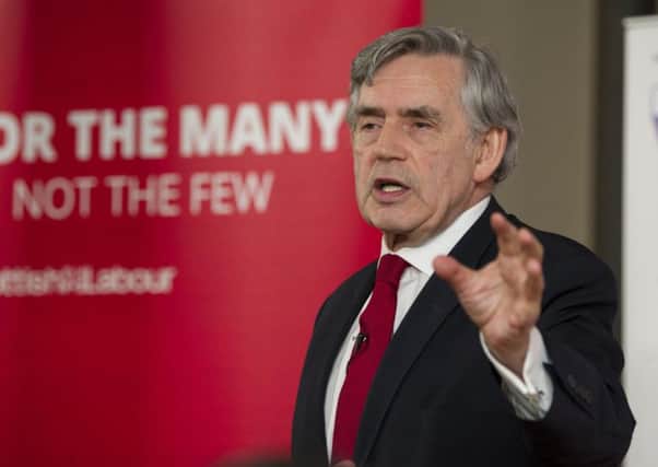 Former prime minister Gordon Brown. Picture: John Devlin