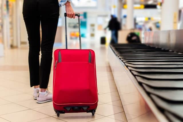 Padlock bags before check-in