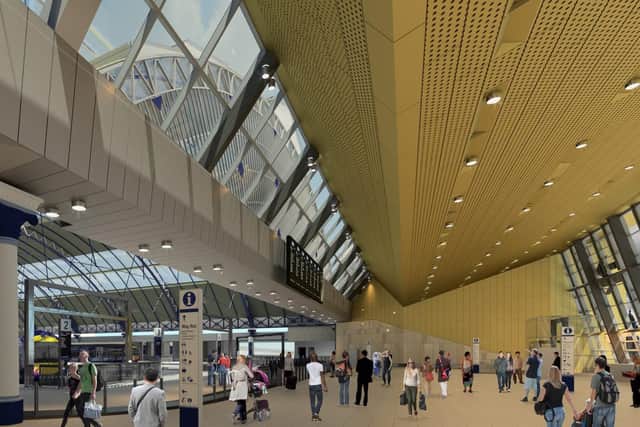 Computer-generated images show how the Glasgow Queen Street station redevelopment could look.