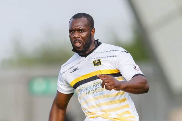 Christian Nade in action for Dumbarton. Picture: SNS Group