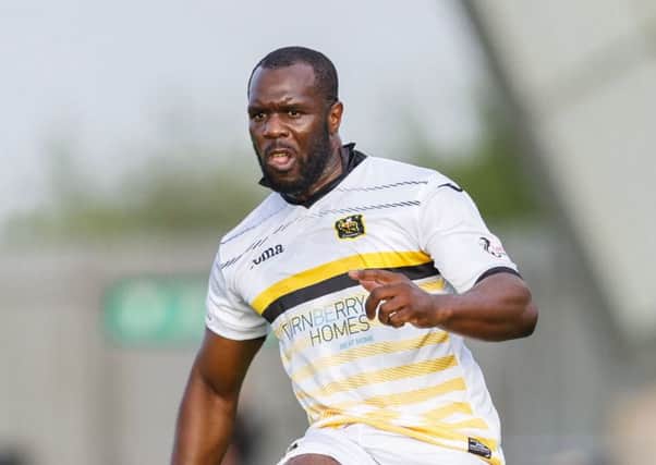 Christian Nade in action for Dumbarton. Picture: SNS Group
