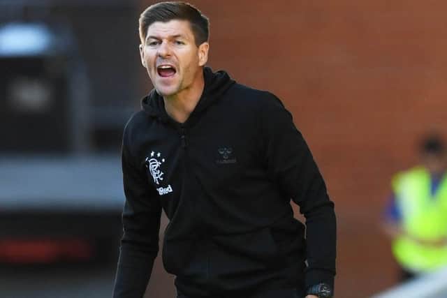 Steven Gerrard got off to a winning start on his home bow as Rangers manager. Picture: Craig Foy/SNS