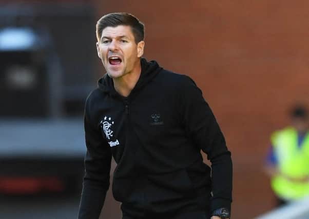 Steven Gerrard got off to a winning start on his home bow as Rangers manager. Picture: Craig Foy/SNS