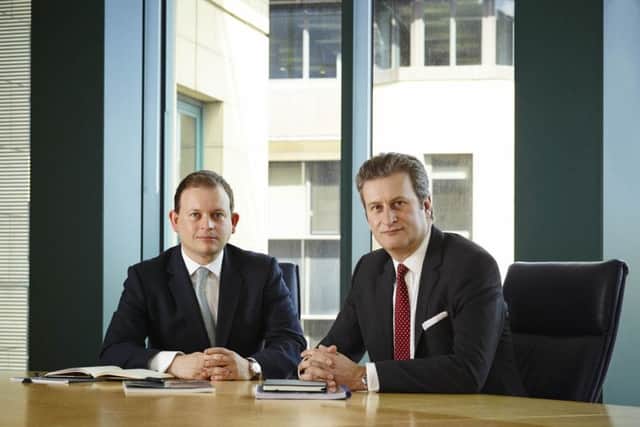 Cairn Energy executives James Smith, on the left, and Simon Thomson, on the right.