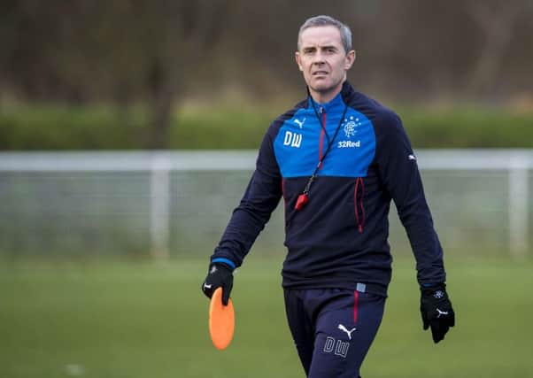 Former Rangers assistant manager David Weir is in a new role at Brighton. Picture: SNS