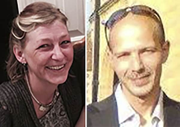 Dawn Sturgess (L) died and her partner Charlie Rowley (R) is still in a critical condition. Picture: AFP