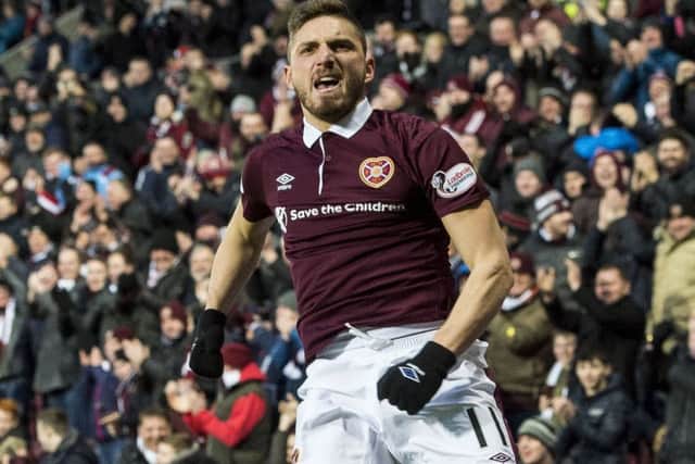 David Milinkovic was a big success at Hearts last term