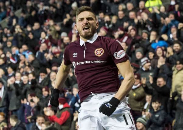 David Milinkovic was a big success at Hearts last term
