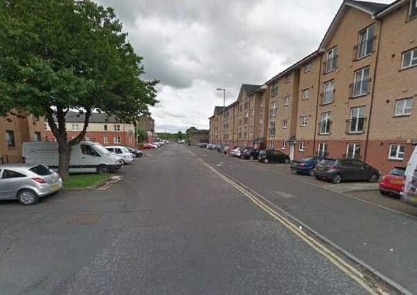 Emergency services were called to the incident on Reidvale Street, Glasgow, at around 5pm on Monday. Picture: Google