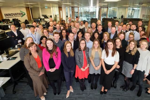Accenture welcomes cohort of Scottish university graduates to its Edinburgh office. Picture: contributed.