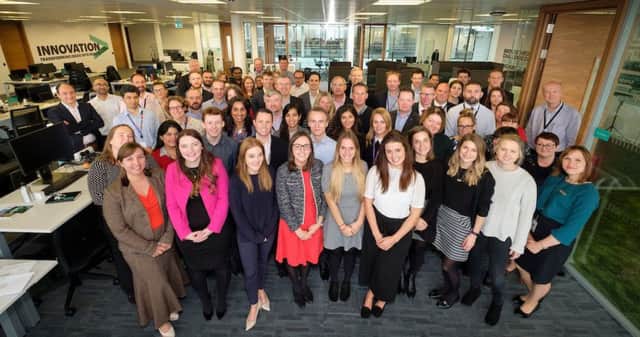 Accenture welcomes cohort of Scottish university graduates to its Edinburgh office. Picture: contributed.