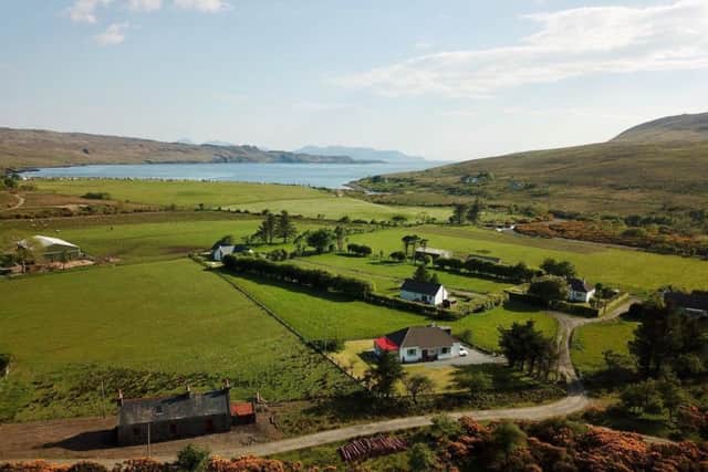 The cottage also enjoys views down to Loch Brittle. PIC: Contributed.