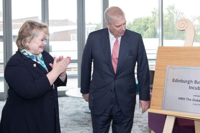 The business incubator was opened by the Duke of York. Picture: contributed.