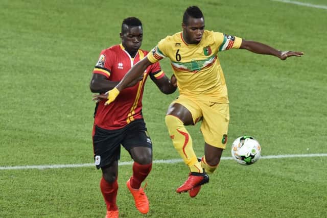 Lassana Coulibaly in action for Mali against Egpyt. Picture: AFP/Getty Images
