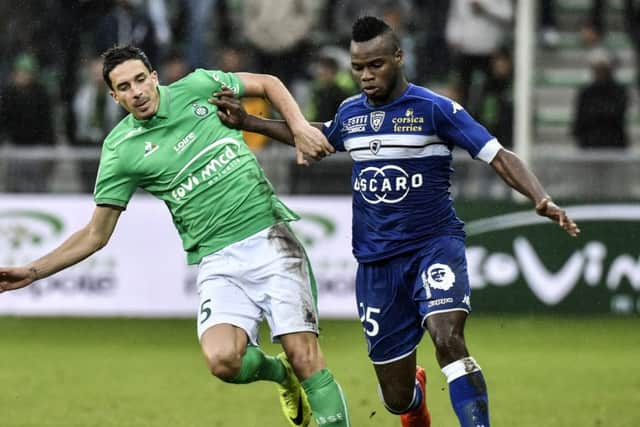 Lassana Coulibaly, right, during his days with Bastia. Picture: Getty