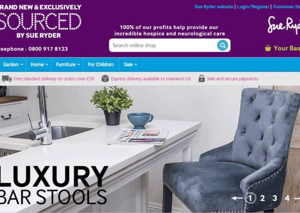 The Sue Ryder online shop. Picture: Sue Ryder