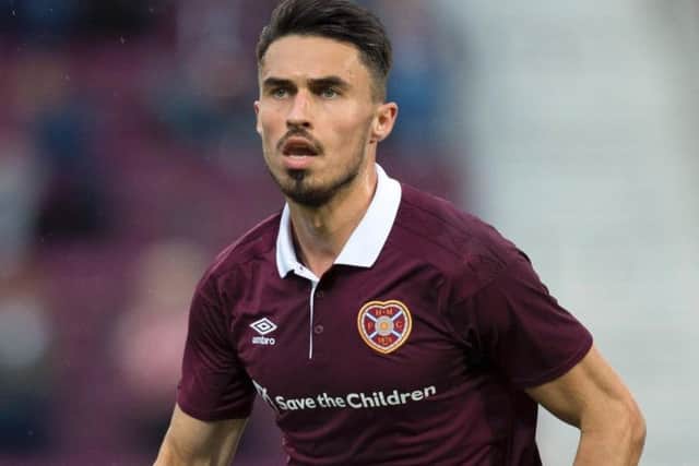 Krystian Nowak left Hearts in January this year. Picture: SNS