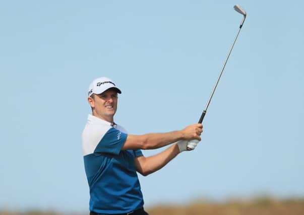 Justin Rose in action during the Pro-Am event prior to the start of the Aberdeen Standard Investments Scottish Open at Gullane. Picture: Getty Images